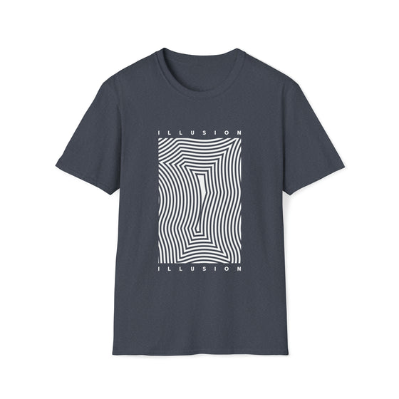 Abstract Shapes Fingerprints Portal V28 | Unisex Soft Style Tee T-Shirt | Embrace Your Vibe