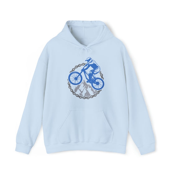 Bike Sweatshirt | MTB Chain Mountain Bike Biking | Unisex Hooded Hoodie Sweatshirt