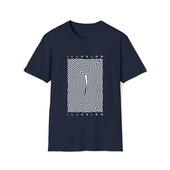 Abstract Shapes Fingerprints Portal V28 | Unisex Soft Style Tee T-Shirt | Embrace Your Vibe