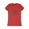 Camp Arrows Logo Camping | Women’s Bella Canvas |  Soft Style Tee T-Shirt | Chill Stitch Clothing