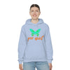 Chill Stitch – Free Spirit Butterfly - Unisex Hooded Hoodie Sweatshirt – Embrace Your Vibe