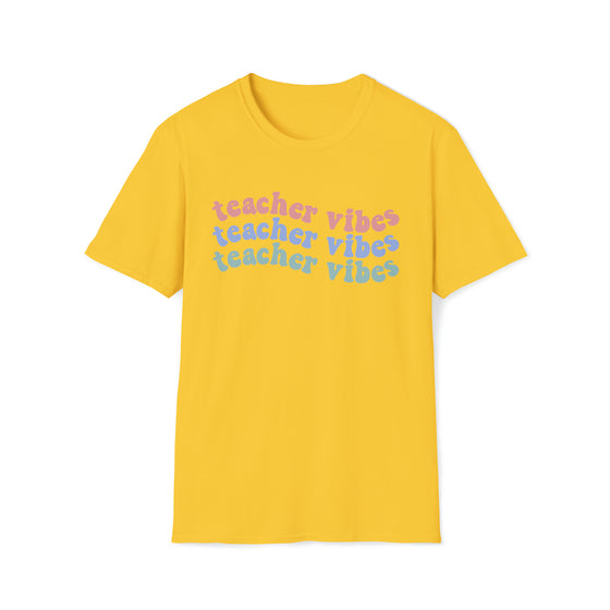 Teacher Life Shirt | Teaching Vibes | Unisex Soft Style Tee T-Shirt