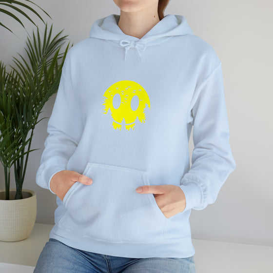 Smiley Sweatshirt | Forest Moon | Abstract Unisex Hooded Hoodie Sweatshirt