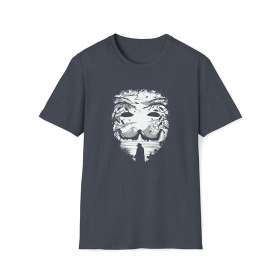 Abstract Shirt | Nature The Mask Fishing | Abstract Unisex Soft Style Tee T-Shirt