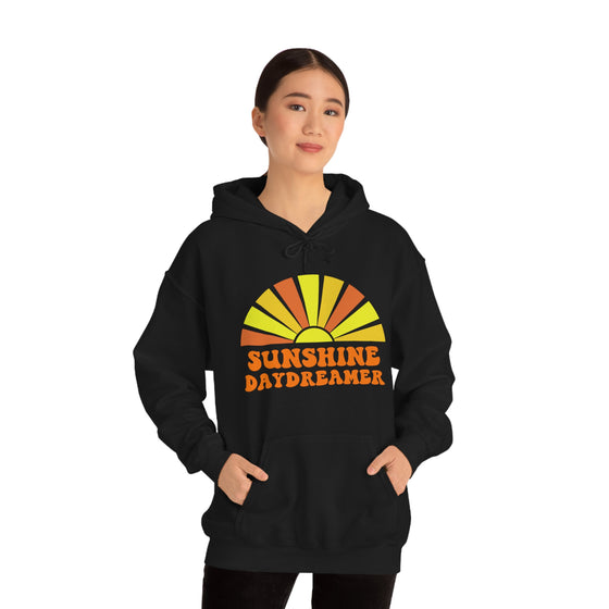 Chill Stitch – Sunshine Day Dreamer - Unisex Hooded Hoodie Sweatshirt – Embrace Your Vibe