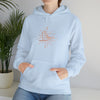 Abstract Shapes V36 Mystical Bird | Abstract | Minimalist | Modern  Unisex Hooded Hoodie Sweatshirt | Embrace Your Vibe