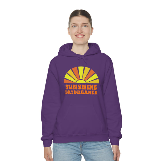 Chill Stitch – Sunshine Day Dreamer - Unisex Hooded Hoodie Sweatshirt – Embrace Your Vibe