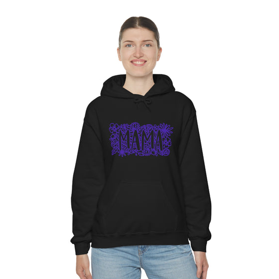 Flower Lattice Mama Sweatshirt | Unisex Hooded Hoodie Sweatshirt