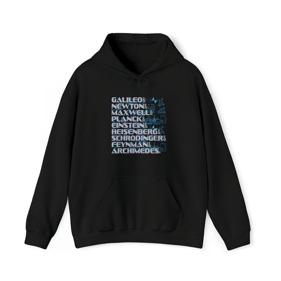 Science Sweatshirt |  Scientist Names Nobel | Unisex Hooded Hoodie Sweatshirt | Science Technology