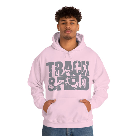Chill Stitch – Track & Field Sport - Unisex Hooded Hoodie Sweatshirt – Embrace Your Vibe