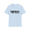 Football Gridiron Shirt | Sporting Name Athlete Silhouettes | Unisex Soft Style T-Shirt