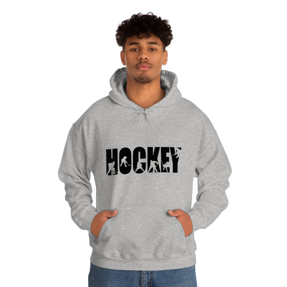 Chill Stitch – Hockey Sport - Unisex Hooded Hoodie Sweatshirt – Embrace Your Vibe