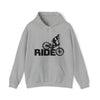 Bike Sweatshirt | MTB Mountain Bike Ride Biking | Unisex Hooded Hoodie Sweatshirt