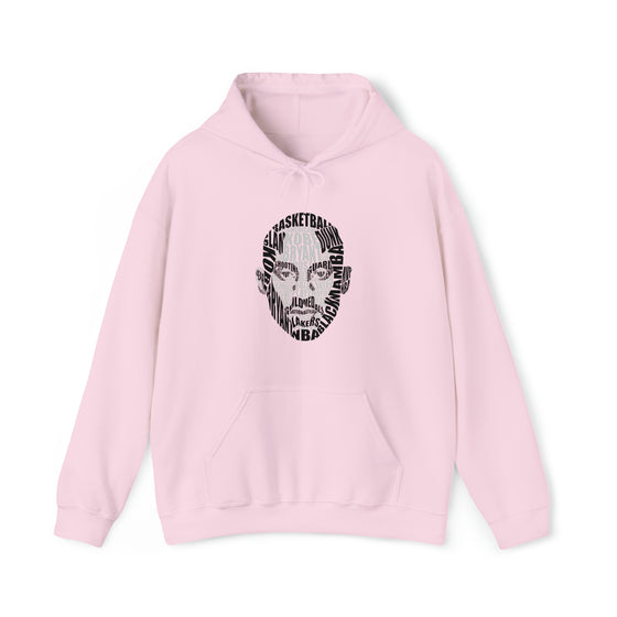 Kobe Bryant Basketball | Unisex Hooded Hoodie Sweatshirt | Embrace Your Vibe | Calligram Word Design