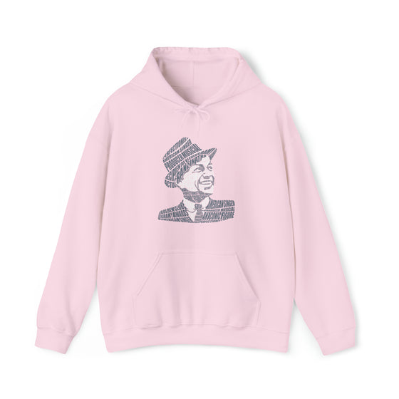 Frank Sinatra | Unisex Hooded Hoodie Sweatshirt | Embrace Your Vibe | Calligram Word Design