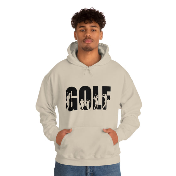 Chill Stitch – Golf Sport - Unisex Hooded Hoodie Sweatshirt – Embrace Your Vibe