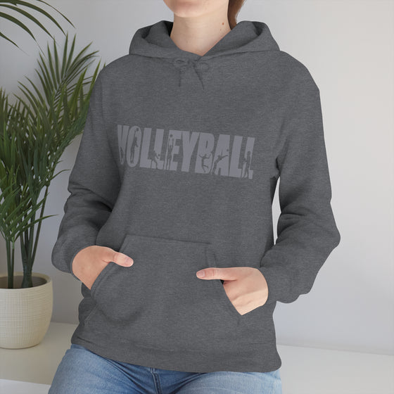 Chill Stitch – Volleyball Sport - Unisex Hooded Hoodie Sweatshirt – Embrace Your Vibe