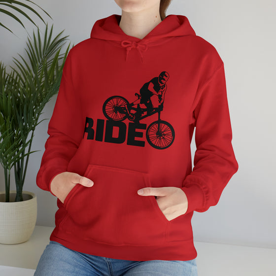 Bike Sweatshirt | MTB Mountain Bike Ride Biking | Unisex Hooded Hoodie Sweatshirt