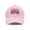 Bike Hat | MTB Mountain Bike Leather Patch Baseball Cap