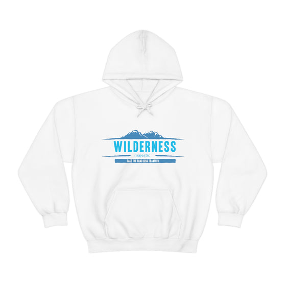 Chill Stitch – Wilderness Road Less Traveled - Unisex Hooded Hoodie Sweatshirt – Embrace Your Vibe