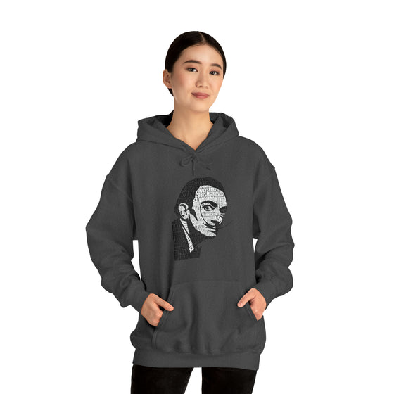Salvador Dali Artist | Unisex Hooded Hoodie Sweatshirt  | Calligram Word Design