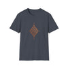 Abstract Diamond Seeing Eye Shapes V35  |  Unisex Soft Style Tee T-Shirt  |  Embrace Your Vibe