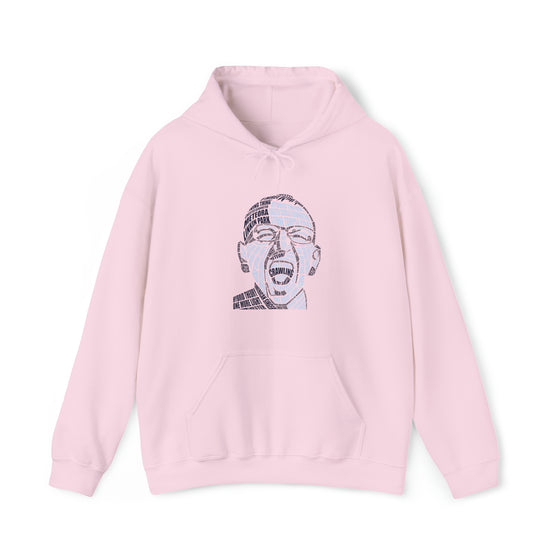 Chester Bennington Sweatshirt | Unisex Hooded Hoodie Sweatshirt | Calligram Word Design