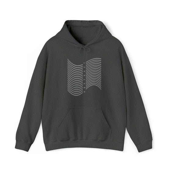 Abstract Shapes V3 Wave Lines | Abstract | Minimalist | Modern  Unisex Hooded Hoodie Sweatshirt | Embrace Your Vibe