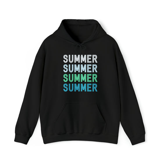 Summer Sweatshirt | Summer Living Summertime | Unisex Hooded Hoodie Sweatshirt