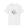 Hippie Shirt | Earth Peace Designs | Peace Sign Color Splat | Unisex Soft Style T-Shirt