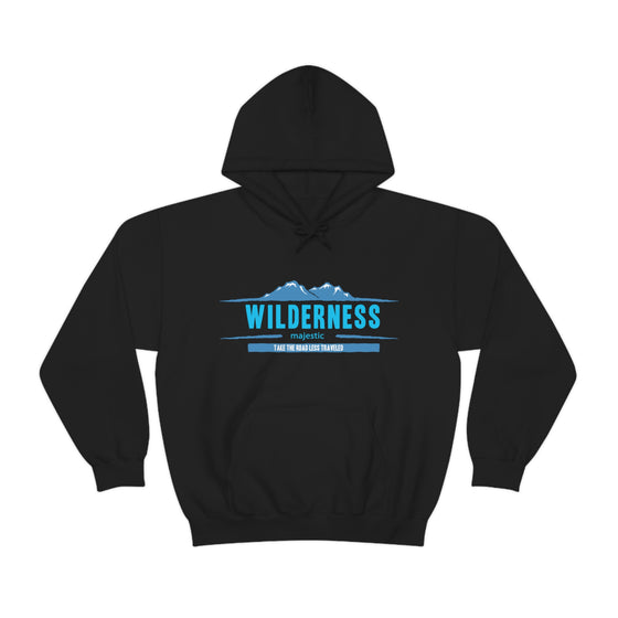 Chill Stitch – Wilderness Road Less Traveled - Unisex Hooded Hoodie Sweatshirt – Embrace Your Vibe