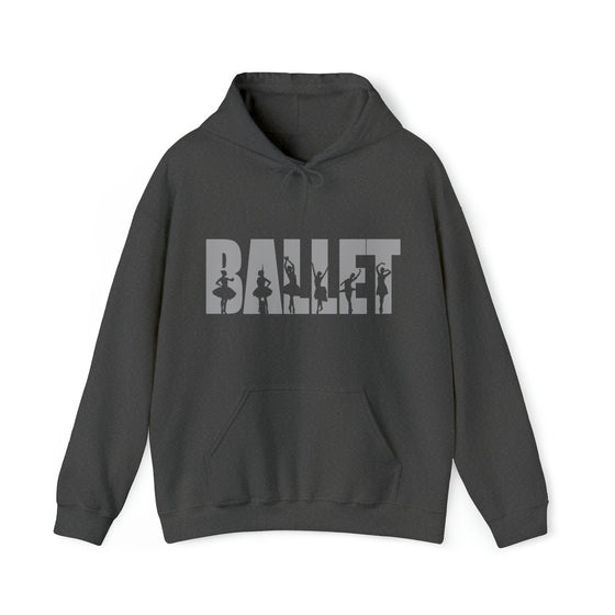 Ballet Dance Silhouette Sport | Unisex Hooded Hoodie Sweatshirt | Embrace Your Vibe