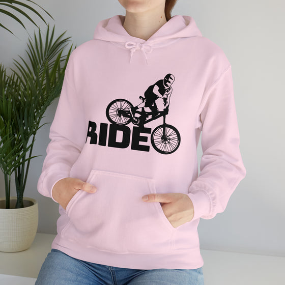 Bike Sweatshirt | MTB Mountain Bike Ride Biking | Unisex Hooded Hoodie Sweatshirt