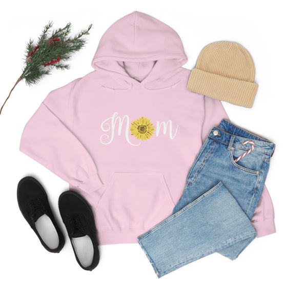 Chill Stitch – Mom Sunflower - Unisex Hooded Hoodie Sweatshirt – Embrace Your Vibe