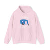 Happy Camper Sweatshirt | Heart Camping Outdoors  | Unisex Hooded Hoodie Sweatshirt