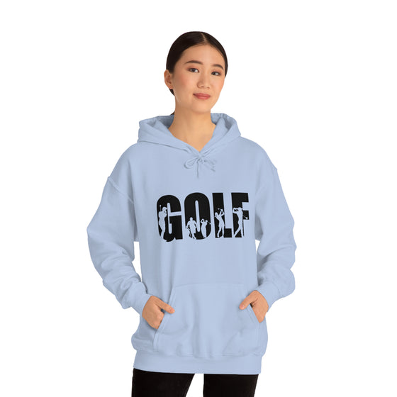 Chill Stitch – Golf Sport - Unisex Hooded Hoodie Sweatshirt – Embrace Your Vibe