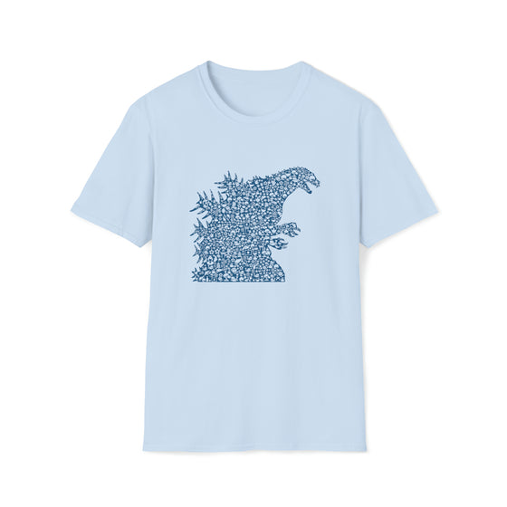 Godzilla Kaiju Japanese Culture Shirt | Abstract Unisex Soft Style Tee T-Shirt