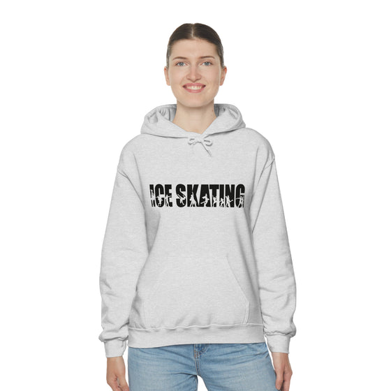 Chill Stitch – Ice Skating Sport - Unisex Hooded Hoodie Sweatshirt – Embrace Your Vibe