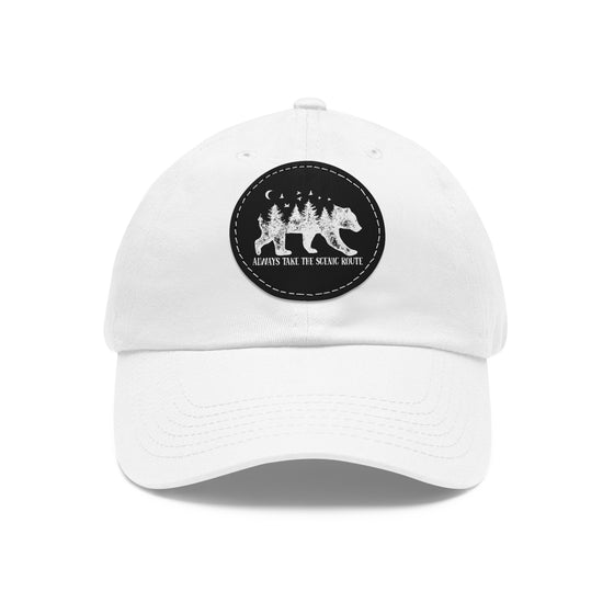 Bear Scenic Route Leather Patch Baseball Cap | Embrace Your Vibe