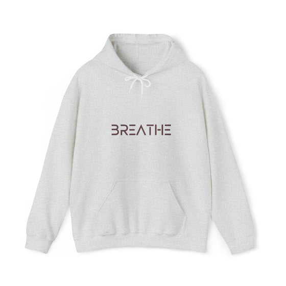 BREATH Relaxation Self Care Meditation Yoga | Unisex Hooded Hoodie Sweatshirt | Embrace Your Vibe