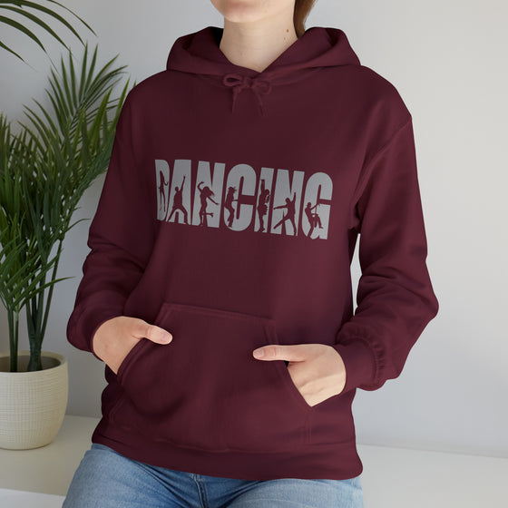 Dancing Dance Sweatshirt | Silhouette Sports Name | Unisex Hooded Hoodie Sweatshirt