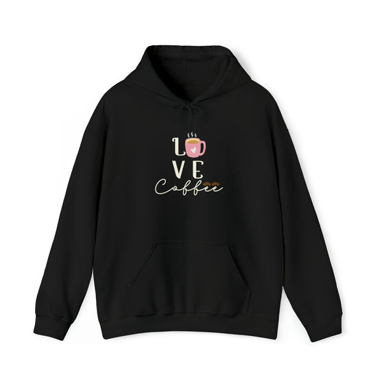 Love Coffee Sweatshirt | Coffee Latte Drink | Unisex Hooded Hoodie Sweatshirt