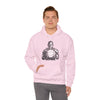 Michael Jordan Basketball | Unisex Hooded Hoodie Sweatshirt  | Calligram Word Design