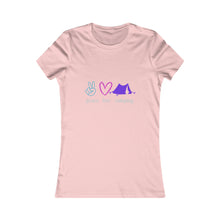  Camping Shirt | Peace Love Camping |  Women’s Bella Canvas T-shirt Tee