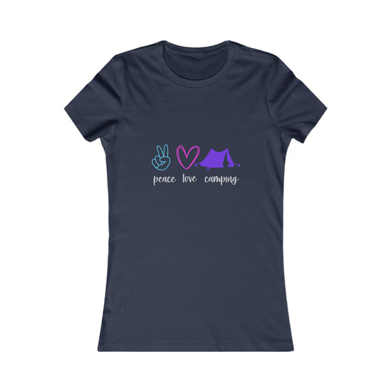 Camping Shirt | Peace Love Camping |  Women’s Bella Canvas T-shirt Tee