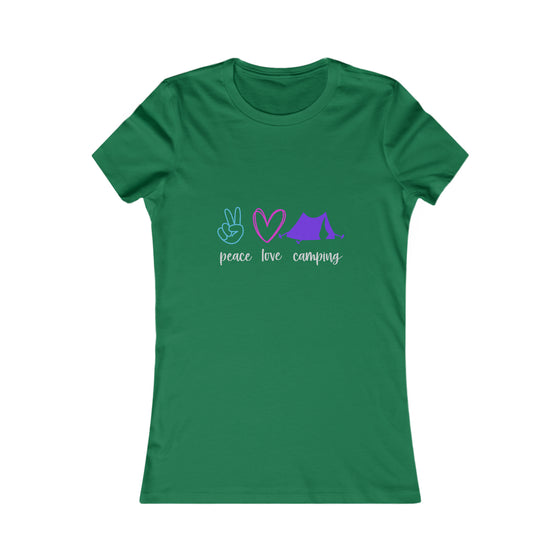 Camping Shirt | Peace Love Camping |  Women’s Bella Canvas T-shirt Tee