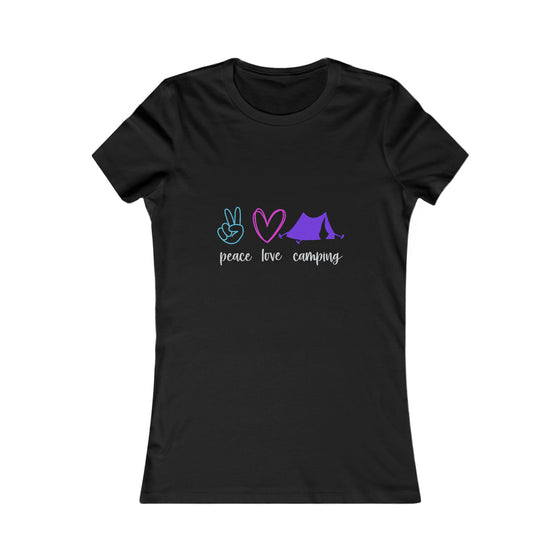 Camping Shirt | Peace Love Camping |  Women’s Bella Canvas T-shirt Tee