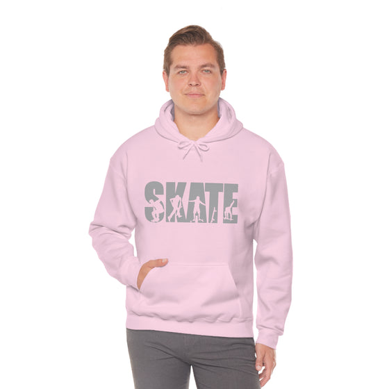 Chill Stitch – Skate Boarding Sport - Unisex Hooded Hoodie Sweatshirt – Embrace Your Vibe