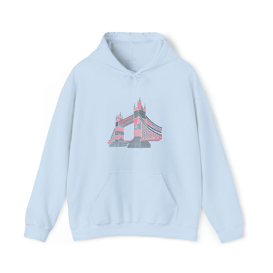 Abstract Hoodie | Tower Bridge London Deck of Cards | Abstract Unisex Hooded Hoodie Sweatshirt