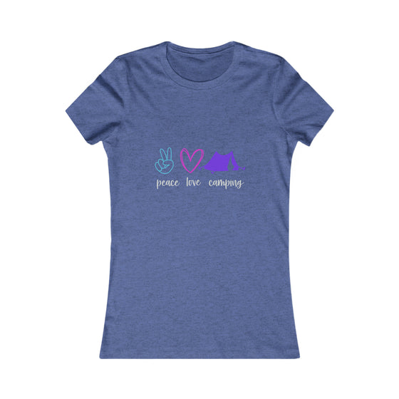 Camping Shirt | Peace Love Camping |  Women’s Bella Canvas T-shirt Tee